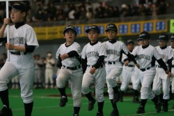 中央区少年軟式野球連盟所属・伏見カージナルスの選手達