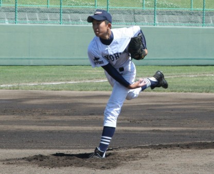 先発で好投した札幌豊平の斉藤直文